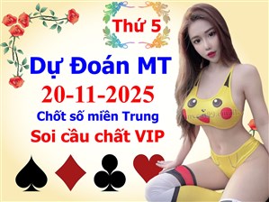 Soi Cầu MT 20-11-2025 Dự Đoán XSMT Miền Trung Chốt Số MT Thứ 5